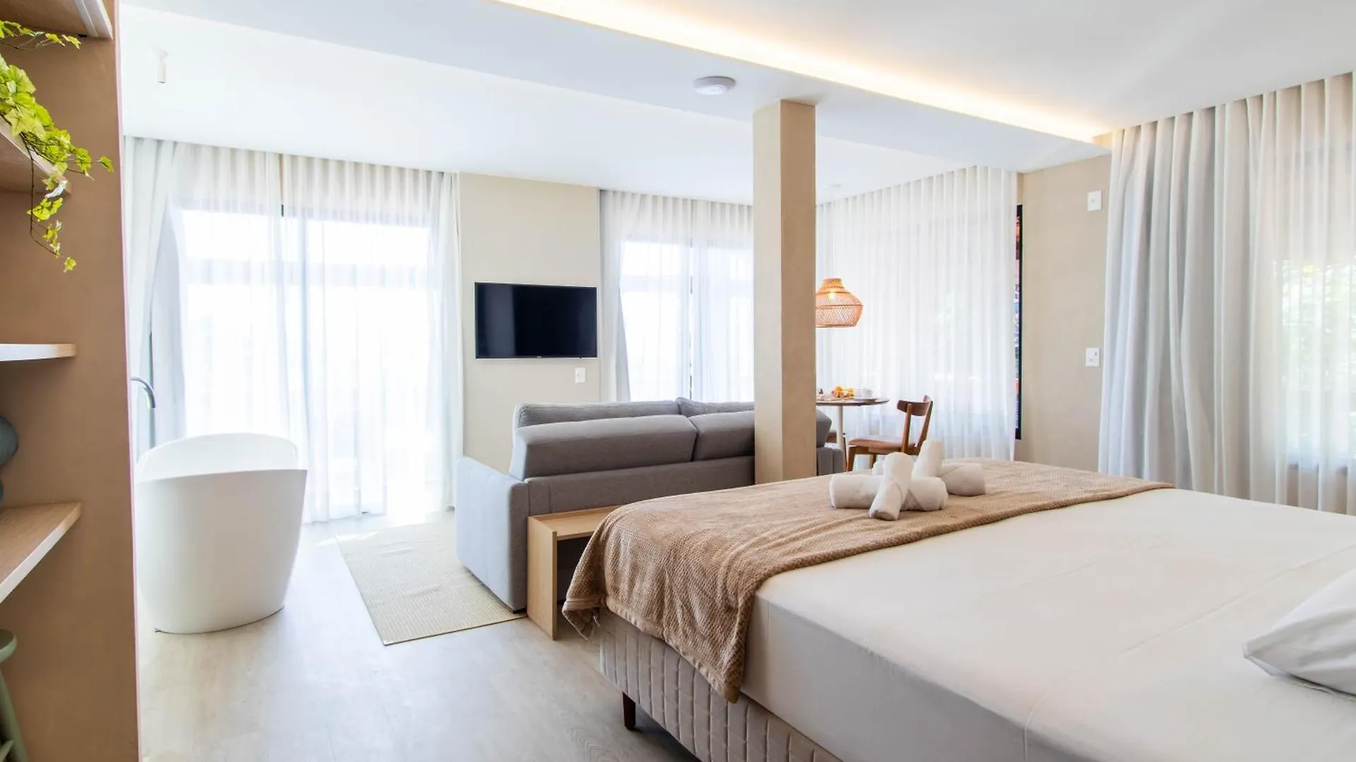 Apartment Modernidade Com Banheira E Vista Para O Mar Tj1437 Florianopolis