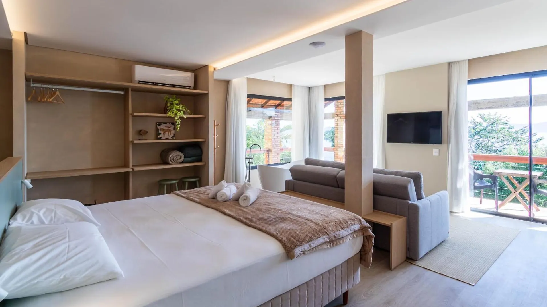 Apartment Modernidade Com Banheira E Vista Para O Mar Tj1437 Florianopolis